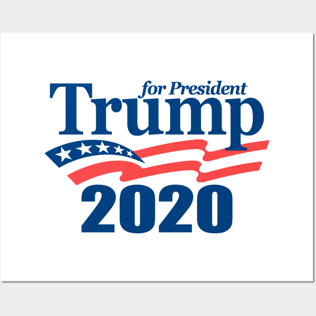 Trump 2020 Wall Art by Etopix